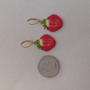 Strawberry earrings
